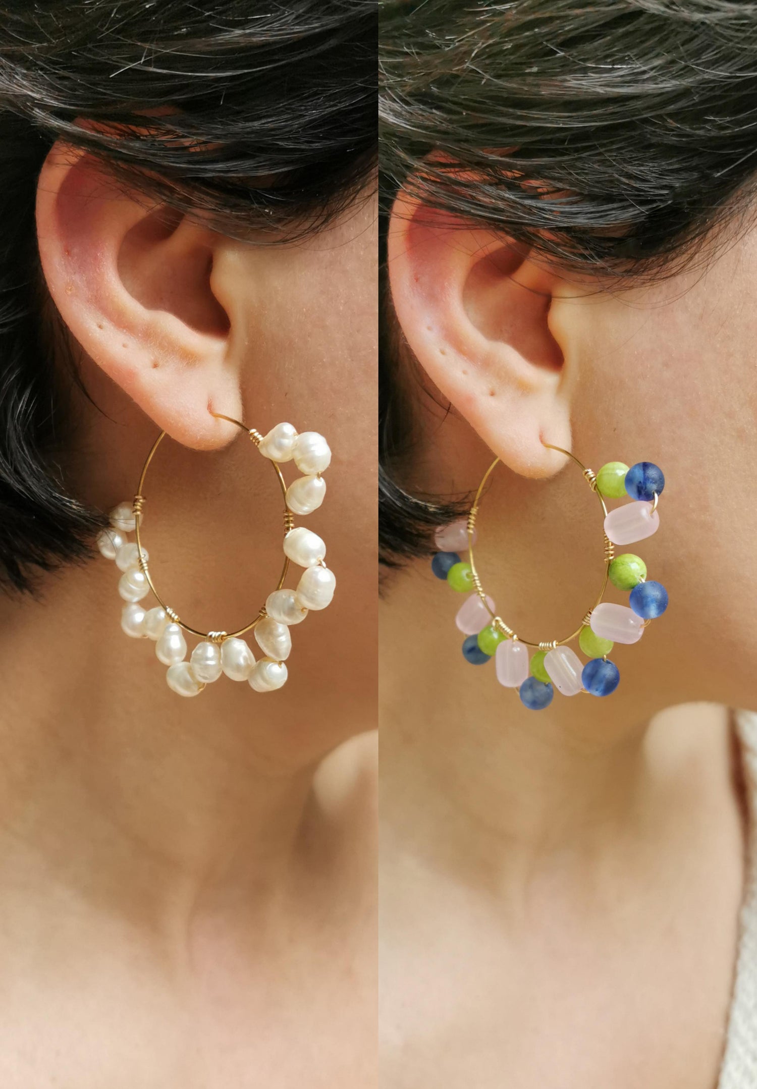 Grandes boucles d'oreilles