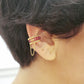 earcuff fait main, conch piercing, bijoux colorés, fake piercing, boucles d'oreilles perles