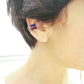 earcuff fait main, conch piercing, bijoux colorés, fake piercing, boucles d'oreilles perles