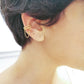 earcuff fait main, conch piercing, bijoux colorés, fake piercing, boucles d'oreilles perles