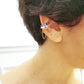 earcuff fait main, conch piercing, bijoux colorés, fake piercing, boucles d'oreilles perles