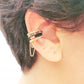 earcuff fait main, conch piercing, bijoux colorés, fake piercing, boucles d'oreilles perles