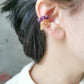 earcuff fait main, piercing conch, faux piercing, bijoux d'oreilles, boucles d'oreilles perles