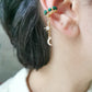 earcuff fait main, piercing conch, faux piercing, bijoux d'oreilles, boucles d'oreilles perles