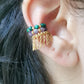 earcuff fait main, piercing conch, faux piercing, bijoux d'oreilles, boucles d'oreilles perles