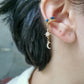 earcuff fait main, piercing conch, faux piercing, bijoux d'oreilles, boucles d'oreilles perles