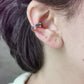 earcuff fait main, piercing conch, faux piercing, bijoux d'oreilles, boucles d'oreilles perles