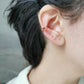 earcuff fait main, piercing conch, faux piercing, bijoux d'oreilles, boucles d'oreilles perles