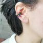 earcuff fait main, piercing conch, faux piercing, bijoux d'oreilles, boucles d'oreilles perles