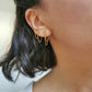 Boucle d'oreille acier inoxydable, boucle d'oreille chaine, à l'unité, piercing lobe