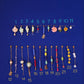 Boucle d'oreille modulable acier inoxydable et doré à l'or fin, a l’unité, coquillage, etoile et tortue de mer, corail, fleurs